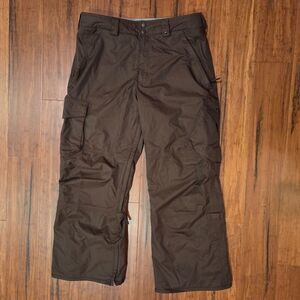 Burton DryRide Snowboard Ski Pants Men's Medium Adjustable Waist Cargo